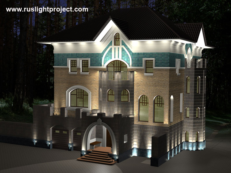 Cottage architectural lighting design project
