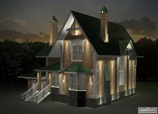 Creating a cottage architectural lighting project
